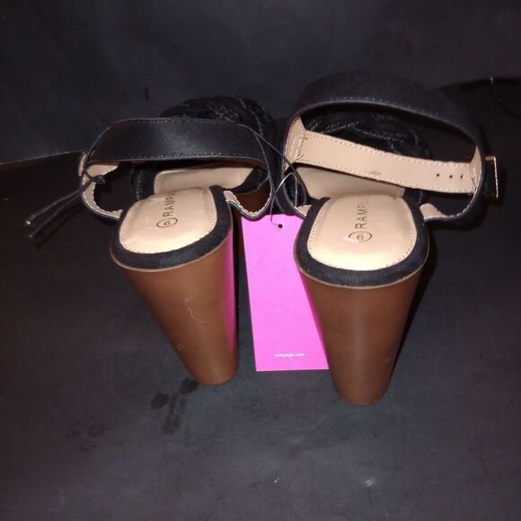 🆕👡RAMPAGE Braided Wedge Heel Sandals - Picture 5 of 6